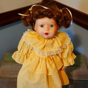 Vintage porcelain doll